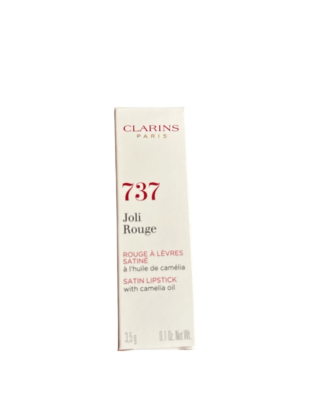 Clarins Joli Rouge Satin Lipstick 737 Red